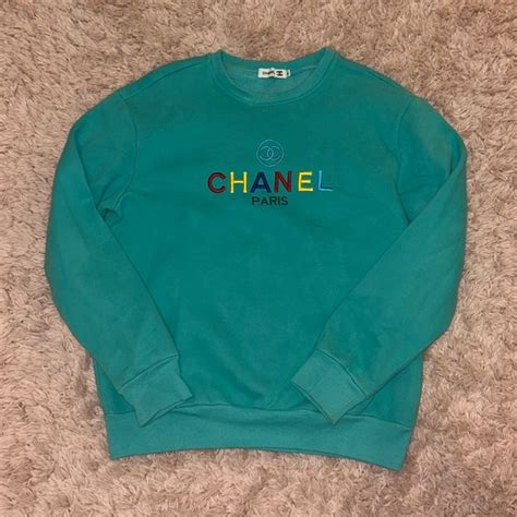 crewneck vintage chanel|pre owned chanel vest.